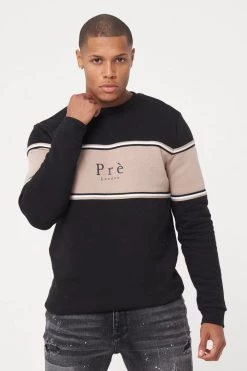AW21 College Sweat - Black/Mocha