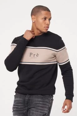 AW21 College Sweat - Black/Mocha