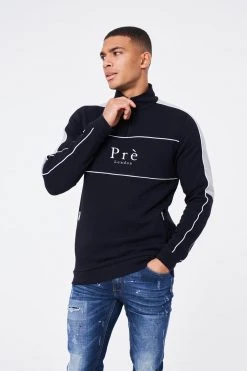 AW21 Arriba 1/4 Zip - Navy/Grey TRACKSUITS