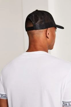 AW20 Mesh Trucker Cap - Black/White CAPS