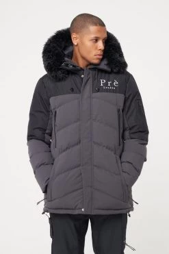 AW21 JACKETS & COATS Fargo Jacket - Charcoal Grey/Black