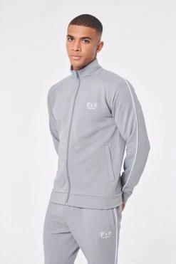 SS21 Luciana Track Top - Light Grey TRACKSUITS
