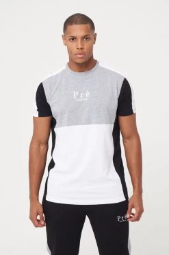 AW21 Carazo T-Shirt - Black/Grey Marl/White T-SHIRTS