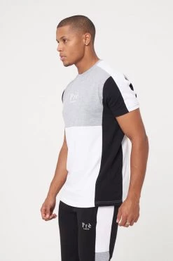 AW21 Carazo T-Shirt - Black/Grey Marl/White T-SHIRTS