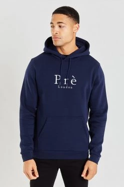 AW20 HOODIES Essential Hood - Navy