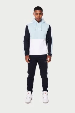 SS22 Carazo Hood - Navy/Light Blue HOODIES