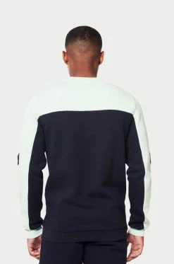 SS22 Milano Sweat - Navy/Mint