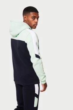 SS22 TRACKSUITS Milano Hood - Navy/Mint