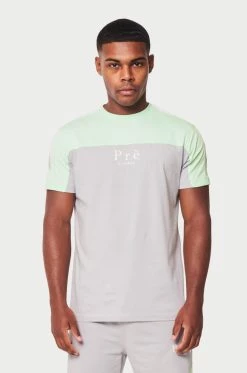 SS22 Milano T-shirt - Grey/Mint