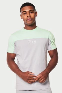 SS22 Milano T-shirt - Grey/Mint