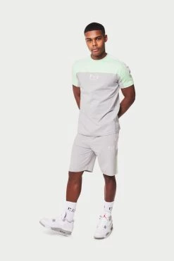Prè London Milano Twinset - Grey/ Mint