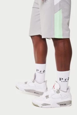 Prè London Milano Twinset - Grey/ Mint