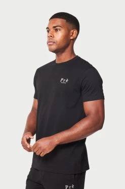 SS22 NEW IN Essential T-Shirt - Black - Left Chest Logo