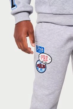 Prè London Seattle Badge Tracksuit - Grey
