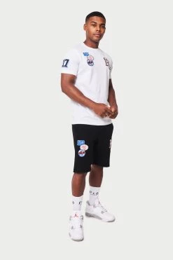 Prè London Seattle Badge Twinset - White/ Black