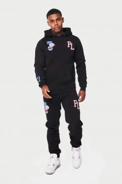 Prè London Seattle Badge Tracksuit - Black TRACKSUITS
