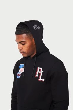 SS22 HOODIES Seattle Badge Hood - Black