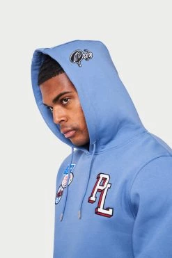 SS22 Seattle Badge Hood - Blue HOODIES