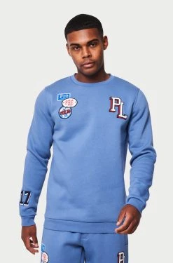 SS22 Seattle Badge Sweat - Blue