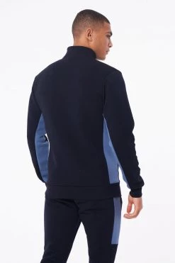 AW21 Tirso 1/4 Zip -Blue/Navy TRACKSUITS