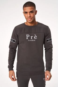 SS20 Eclipse Nylon Crew Sweat - Magnet SWEATS