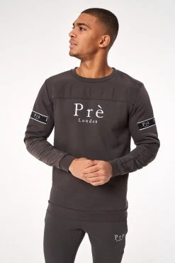 SS20 Eclipse Nylon Crew Sweat - Magnet SWEATS